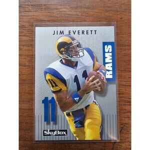 Jim Everett 1992 Skybox Primetime #43 - Los Angeles Rams - NFL - Fresh Pull